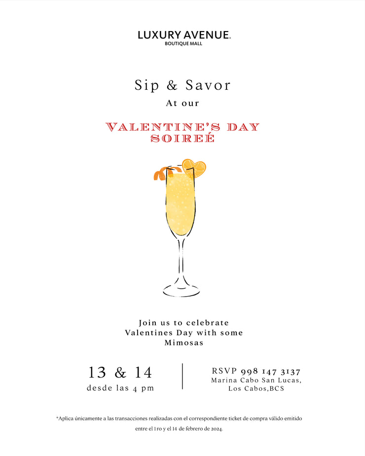 Sip & Savor at our Valentines Day Soireé