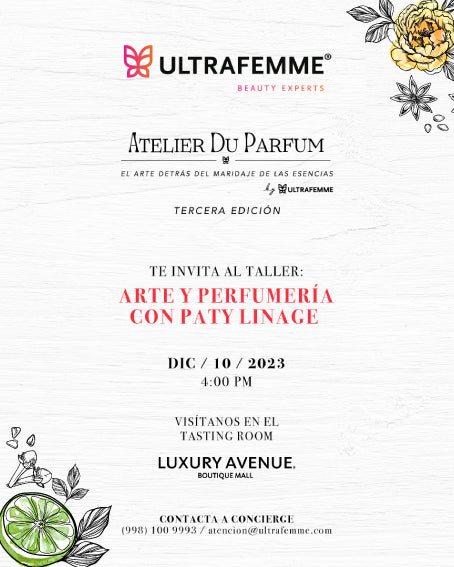 Se participe del Atelier Du Parfum y sus talleres de arte