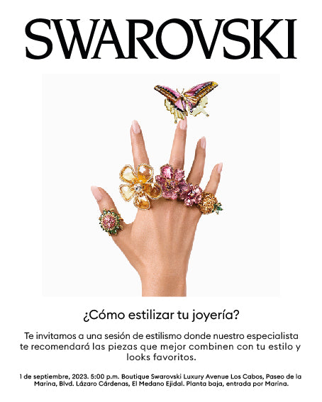 Aprende a estilizar tus joyas favoritas junto a Swarovski